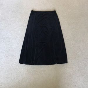 A black skirt.